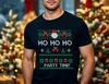 foto 7 Fout kerst T-shirt ho ho ho party time
