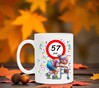 foto 3 Full colour mok 57 jaar hilarisch cadeau voor de dame met humor