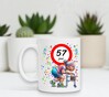 foto 4 Full colour mok 57 jaar hilarisch cadeau voor de dame met humor