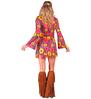 foto 2 Ga terug naar de swinging sixties met deze flower power hippie jurk voor dames