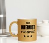 foto 2 Gouden glitter mok met de tekst  een internist van goud het ultieme cadeau voor een geweldige arts