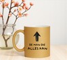 foto 3 Gouden glitter mok met de tekst man die alles kan voor de ware superheld in jouw leven