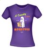 foto 4 Grappig Halloween shirtje A Candy a Day Keeps the Monster Away