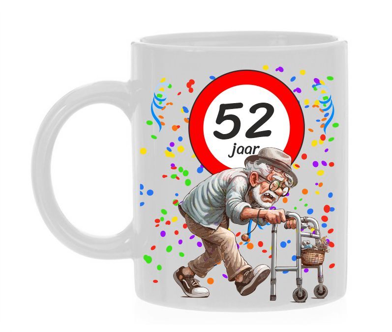 grappig mok voor een 52ste verjaardag het perfecte cadeau voor mannen met humor