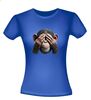 foto 6 Grappig Uniek T-shirt chimpansee die zijn handen voor zijn ogen houd