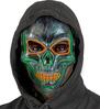 Groen Verlicht scary Schedel masker  de ultieme must-Have voor horror en halloween fans