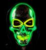 foto 4 Groen Verlicht scary Schedel masker  de ultieme must-Have voor horror en halloween fans