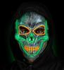 foto 5 Groen Verlicht scary Schedel masker  de ultieme must-Have voor horror en halloween fans