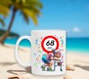 foto 4 Hilarische verjaardagscadeau mok 68 jaar met een lach full colour bedrukt