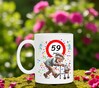 foto 2 Humoristische 59 Jaar mok cadeau voor mannen grappige opa met rollator afbeelding