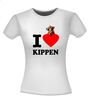 foto 14 I love kippen T-shirt