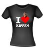 foto 2 I love kippen T-shirt