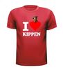 foto 7 I love kippen T-shirt