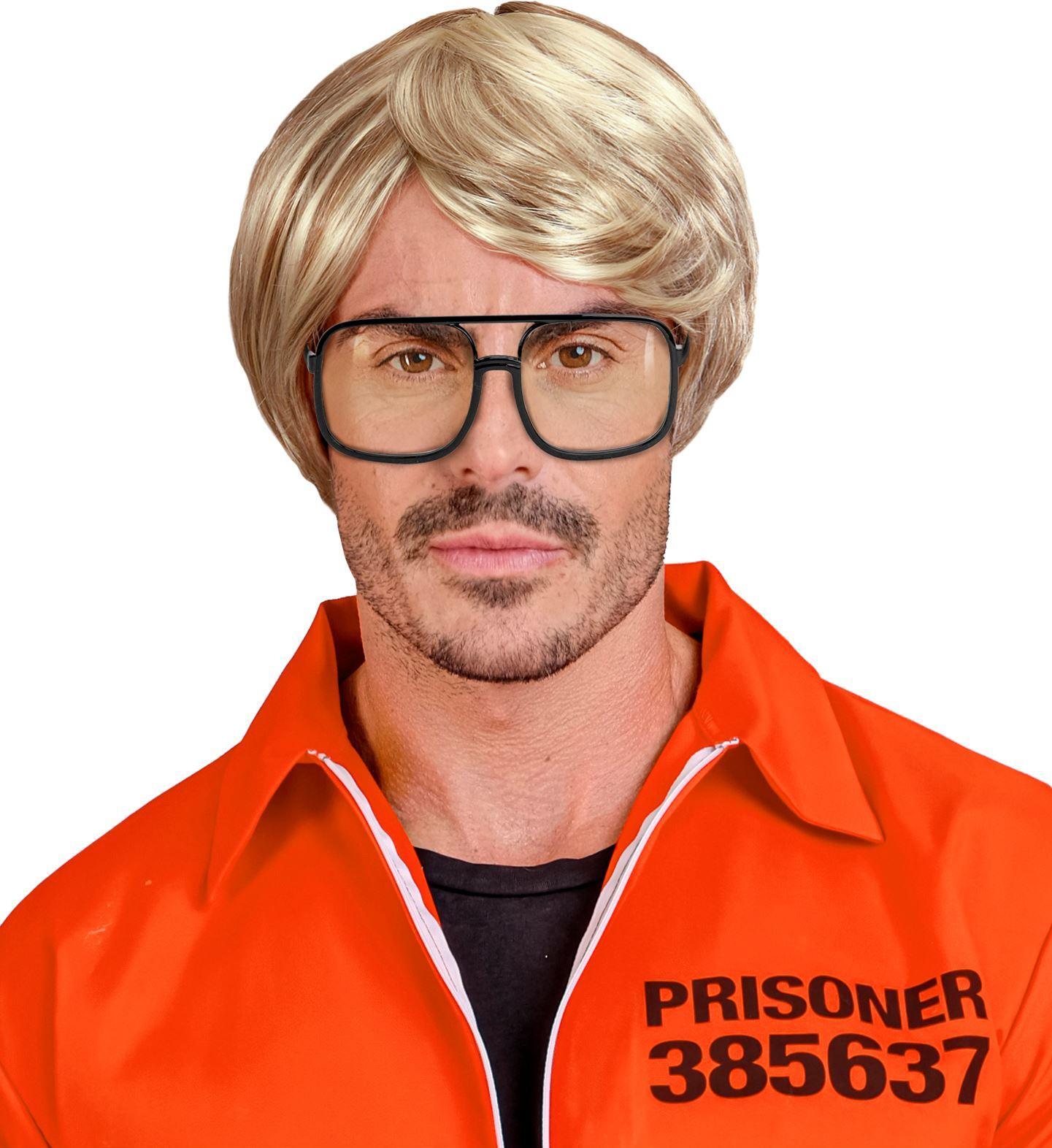 Karakter pruik serie moordenaar blond