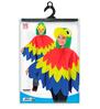 foto 4 Kleurrijke papegaai poncho unisex verkleedkleding voor kids perfect voor themafeesten en carnaval