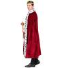 foto 3 Koninklijke cape 140 cm voor koning bordeaux rood