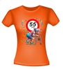 foto 5 Leuk en grappig Verjaardagsshirt voor een Vrouw die 55 jaar Wordt!