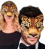 foto 4 Luipaard masker zonder kin perfect voor verkleed en themafeesten