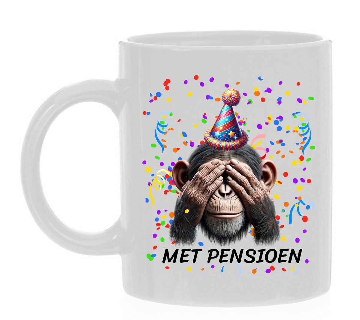 Met pensioen koffie mok! Blijven werken geen zin in Pensioen.
