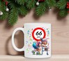 foto 4 Mok met full colour opdruk 66 Jaar humoristisch design met oma en rollator