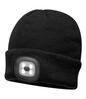 Muts Beanie zwart met led verlichting