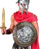 foto 2 Omarm de kracht en moed van een koning met het leeuwenhart schild  44 cm van overschrokken stijl en oeroude glorie