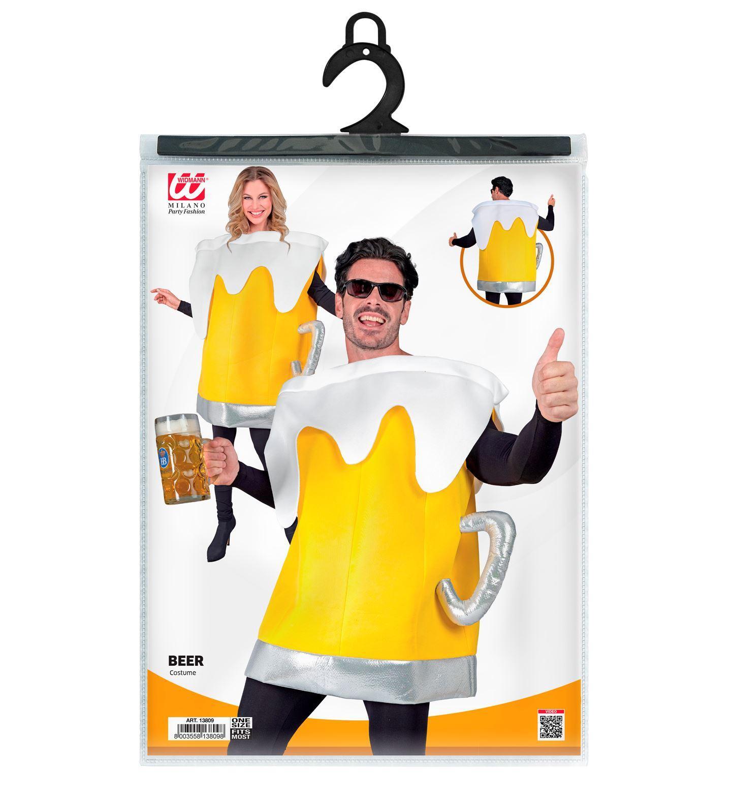 Morph Bierkostuum voor volwassenen, bier, dirndl, Oktoberfest, heren, bier, dames, grappig, carnaval