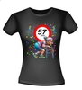 origineel cadeau verjaardag shirt voor een vrouw die 57 jaar wordt