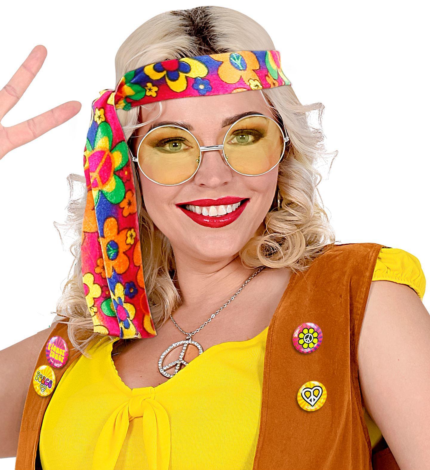Set van 4 hippie speldjes