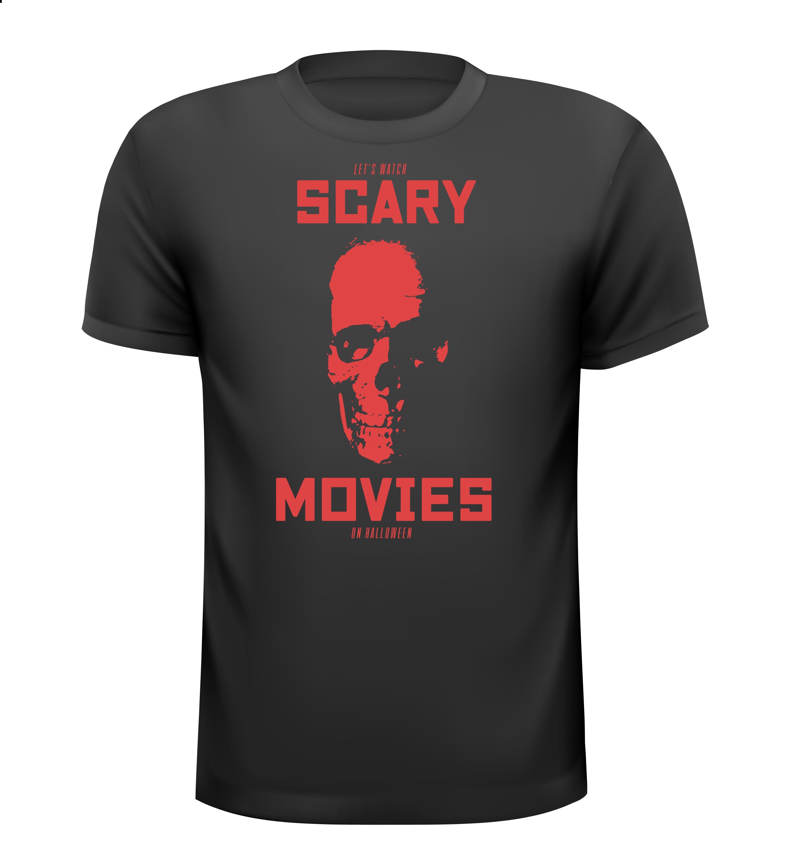 Shirtje Let's Watch Scary Movies on Halloween