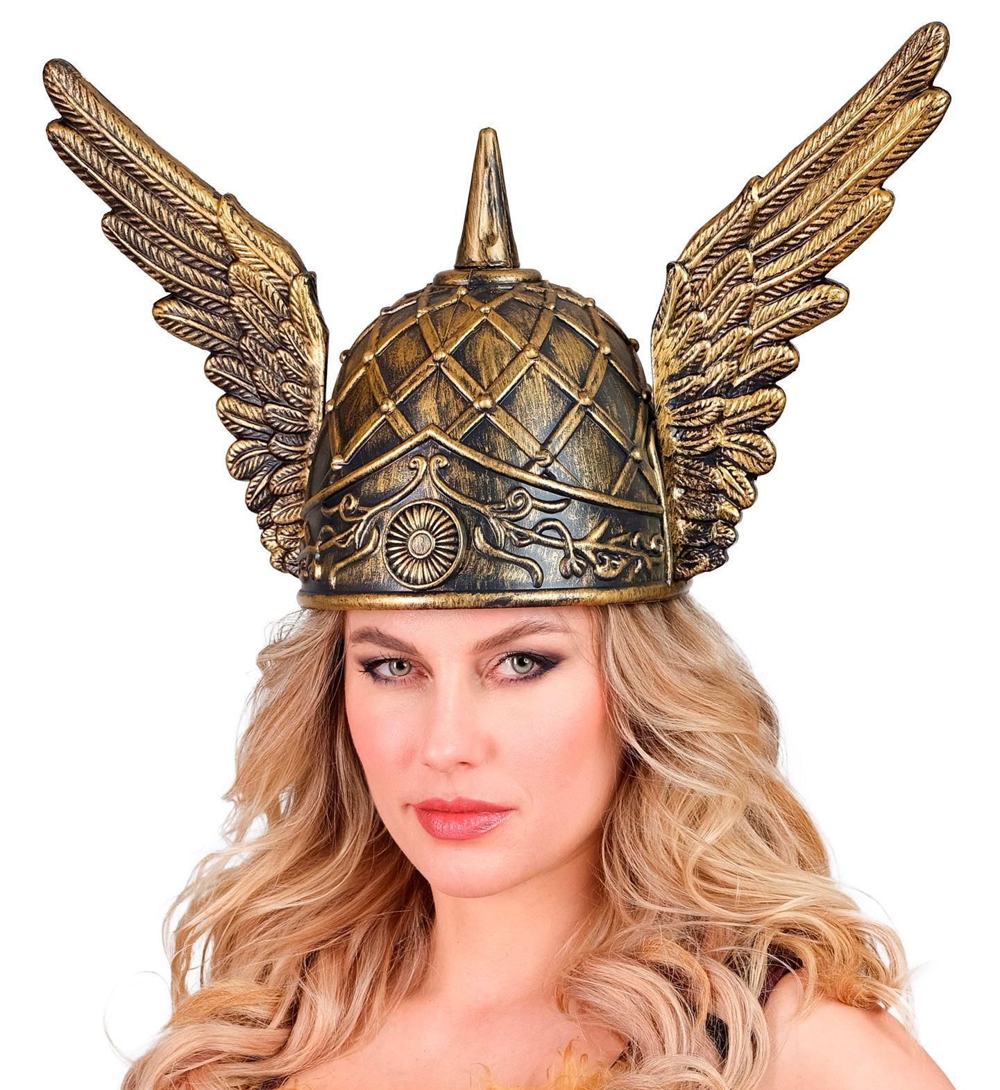 Stoere vikinghelm met vleugels het ultieme accessoire voor carnaval en themafeesten