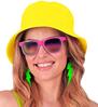 foto 2 Stralend in stijl neon geel bucket hoedje het ultieme accessoire voor verkleed outfits en foute party’s