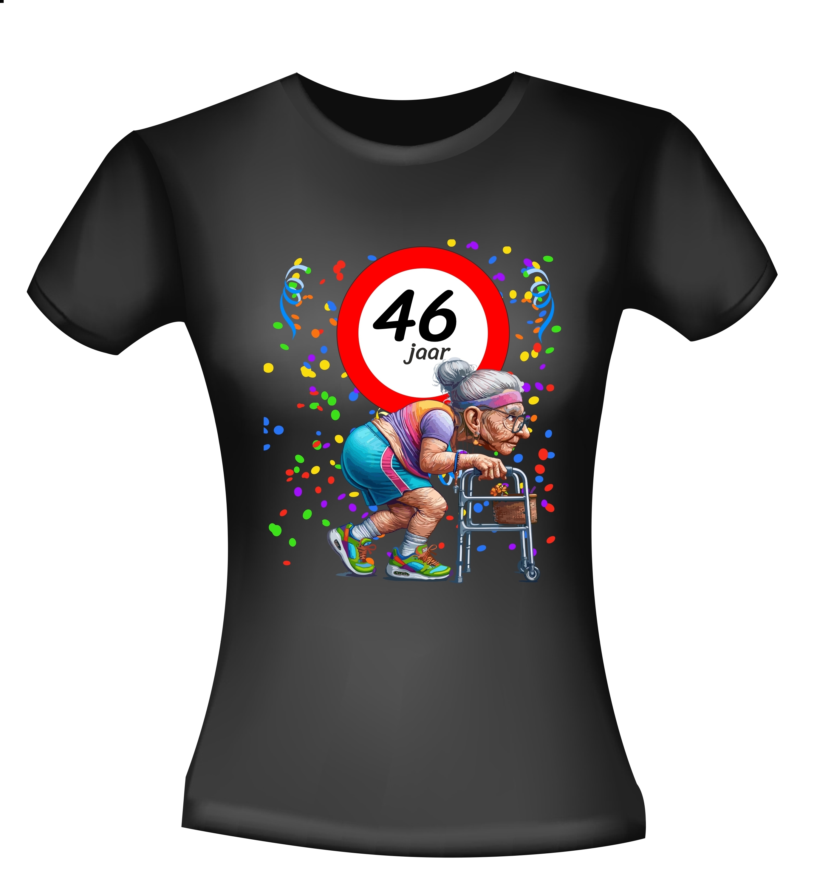 Verjaardagsshirt – Het Perfecte Cadeau voor de Vrouw die 46 Wordt!