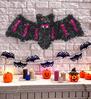 Versiering halloween vleermuis 46 x 16 cm
