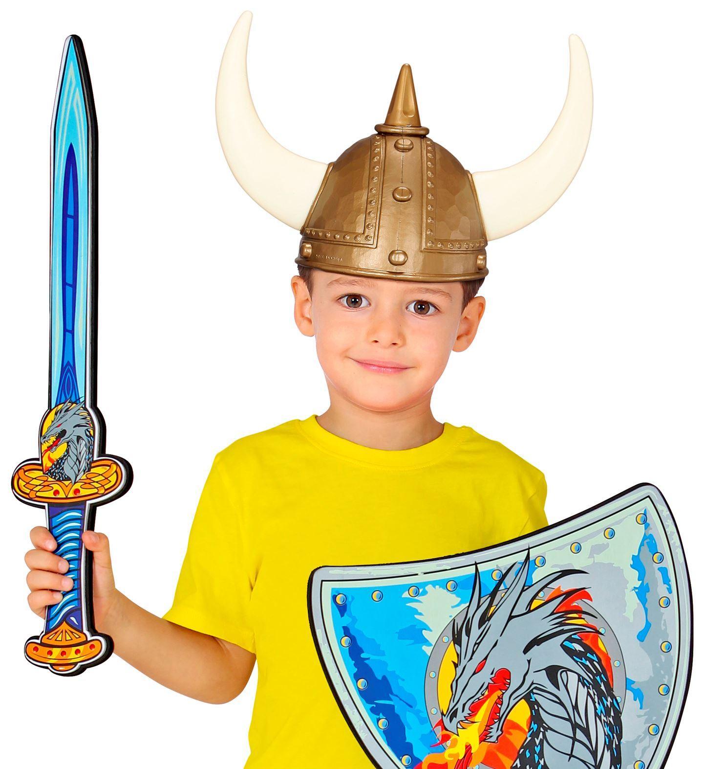 Viking Helm voor kinderen stoere en authentieke helm voor kleine krijgers