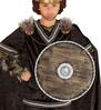 Viking schild rond 40 cm met handvat authentiek accessoire voor Cosplay en viking themafeesten