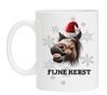 fijne kerst mok paard grappig kerst mok met paarden print