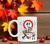 foto 2 Geef een cadeau dat écht in de smaak valt een hilarische full colour print beker met een vrolijke opa en rollator speciaal ontworpen voor de man van 81 jaar