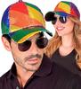 foto 2 Glinsterende Regenboog pailletten cap het Perfecte accessoire voor themafeesten foute party’s en carnaval