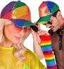 foto 3 Glinsterende Regenboog pailletten cap het Perfecte accessoire voor themafeesten foute party’s en carnaval