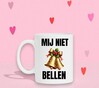 foto 2 Grappige kerst koffiemok mij niet bellen!