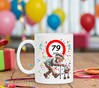 foto 4 Grappige mok 79 Jaar  hilarische print van oude man met rollator perfect cadeau voor een jarige man van 79 jaar