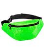 Groene neon pailletten heuptas de eyecatcher voor feesten en festivals 