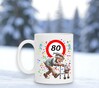 foto 4 Humoristische full-Colour mok voor 80-jarige man grappig cadeau met rollator twist