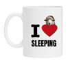 i love sleeping mok met schapen print