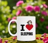 foto 2 i love sleeping mok met schapen print