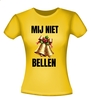 foto 14 Kerst T-shirt Mij niet bellen! Met kerstbellen print grappig