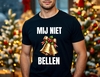 foto 15 Kerst T-shirt Mij niet bellen! Met kerstbellen print grappig