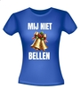 foto 6 Kerst T-shirt Mij niet bellen! Met kerstbellen print grappig