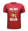 foto 7 Kerst T-shirt Mij niet bellen! Met kerstbellen print grappig